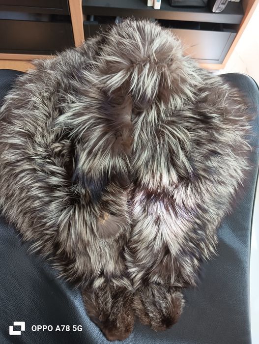 Estola de coelho vintage