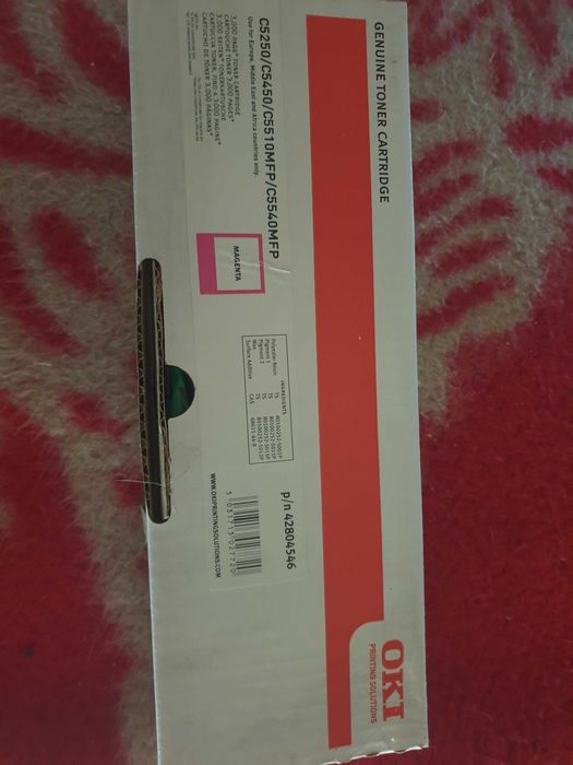 OKI Laser Toners New C5250, C5450, C5510, C554064298393239041124