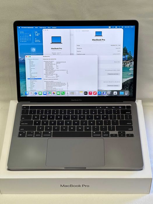 Macbook Pro 13 - M2 - 16/500 GB 2022 - Space Grey-90% батарея