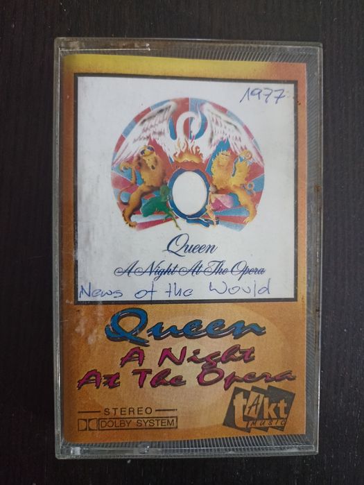 Audio Kaseta magnetofonowa QUEEN News of the World 1977