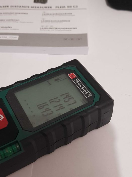 Laserowy dalmierz PARKSIDE PLEM 30 C3 miara miarka cyfrowa neo nivel