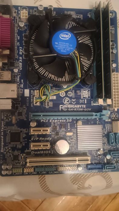 Комплект і5 3470,материнка gigabyte b75m D3V,16гб озу,кулер
