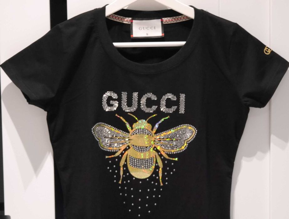 Gucci piękna bluzeczka cyrkonie nowa 36 S