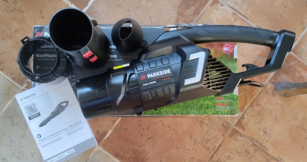 Soprador elétrico Parkside Performance 1650W