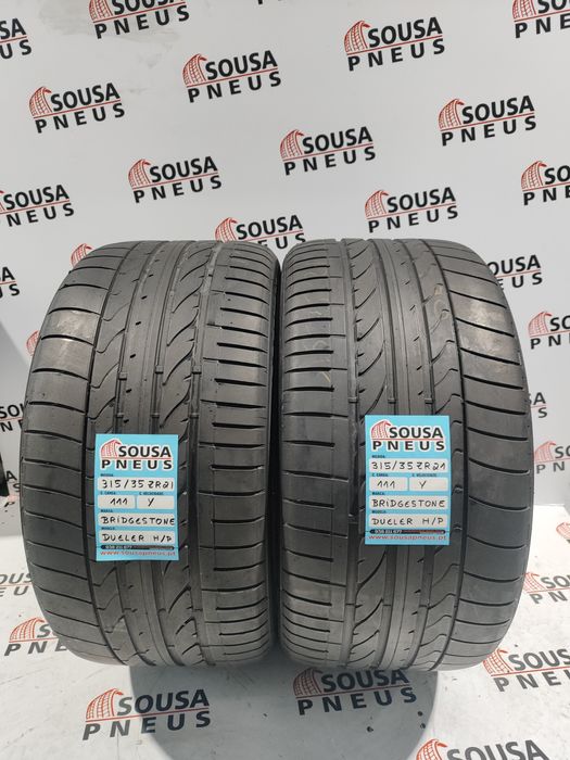 2 pneus semi novos 315-35R21 Bridgestone - Oferta dos portes 220 euros