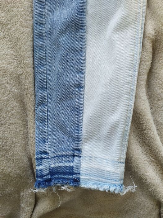 Jeansy Patchwork Stradivarius XS 34