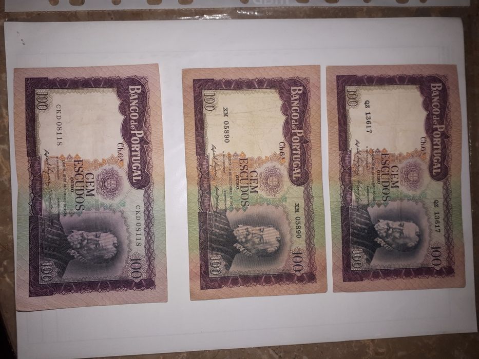 Notas de 100 escudos