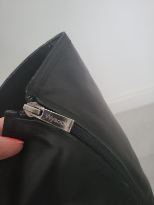 Oficerki kozaki ocieplane kożuszek