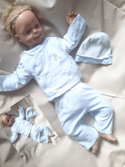 Zestaw roz 56/62 21 sztuk mega paka komplet dla chłopca wyprawka dres