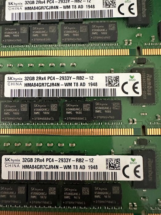 Серверна оперативна пам'ять DDR4 8-16Gb ECC REG