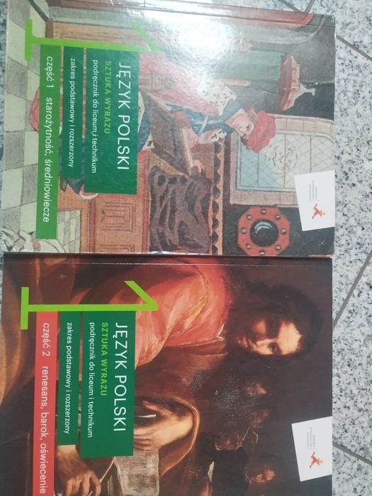 1 i 2 część książek do polskiego do 1klasy technikum/liceum