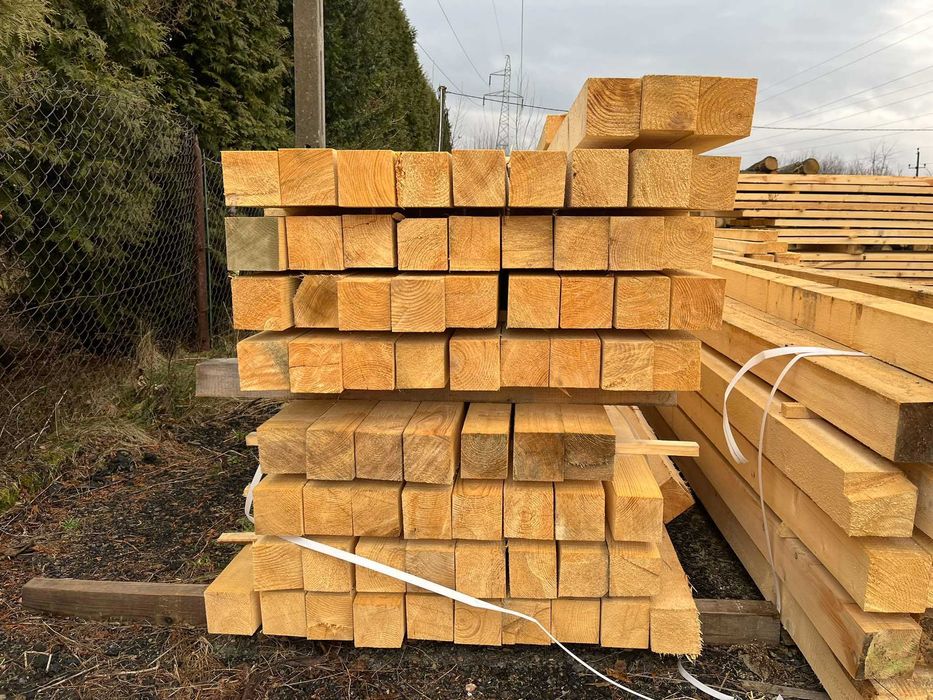 Wieźby dachowe łaty deski