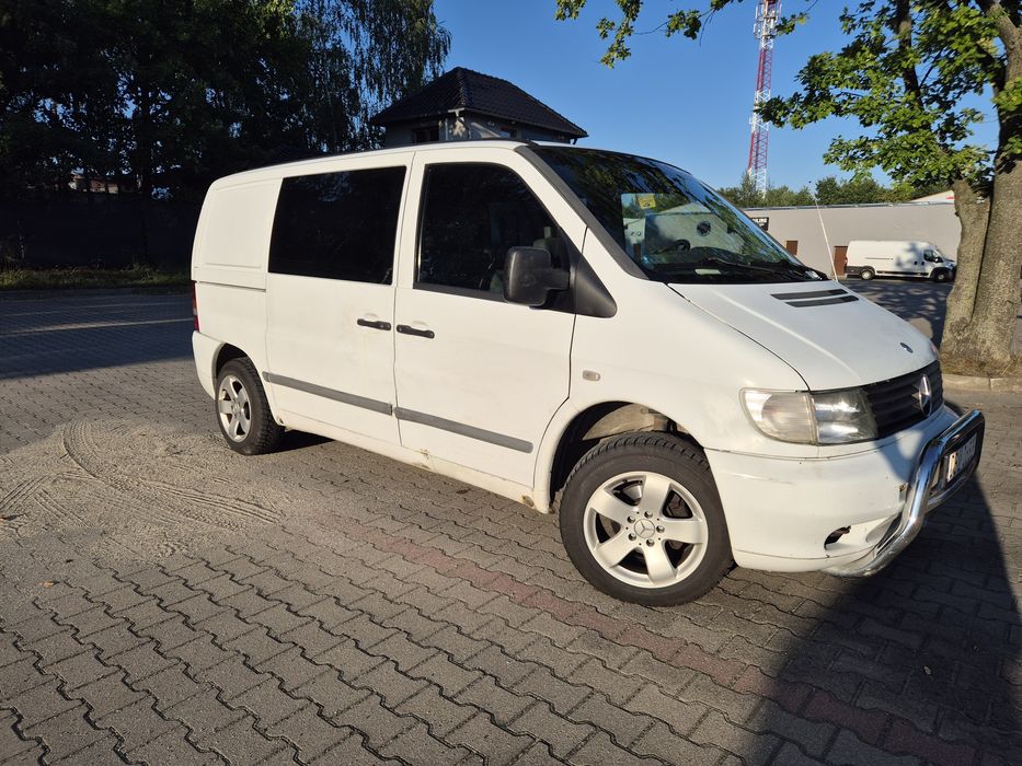 Mercedes-Benz Vito 2.2 CDI 2002r klimatyzacja łóżko alu16