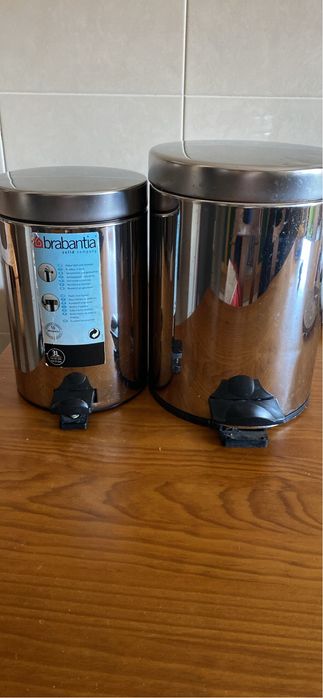 Caixote lixo/WC inox