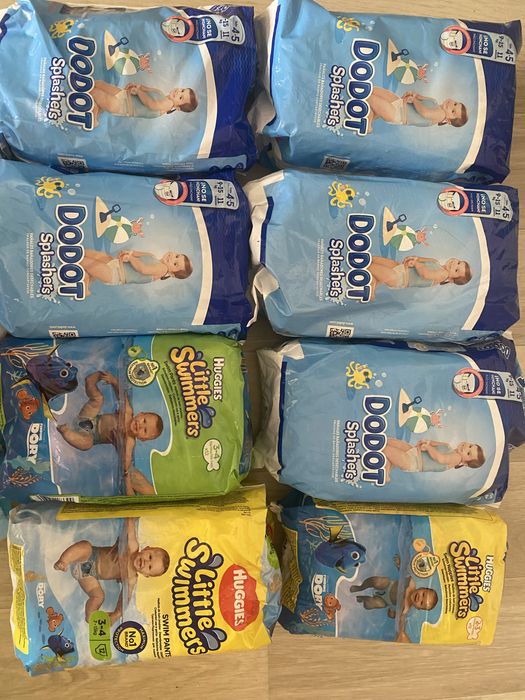 Dodot Splashers Fraldas natação praia piscina 9-15 kg tam 4-5