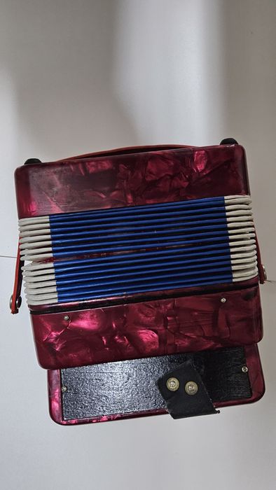 Acordeão Infantil antigo De 7 mini