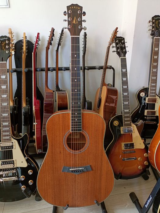 Gitara Akustyczna Arrow Silver MH, Lity Świerk - Okazja Cenowa/Wyprzedaż Magazynowa