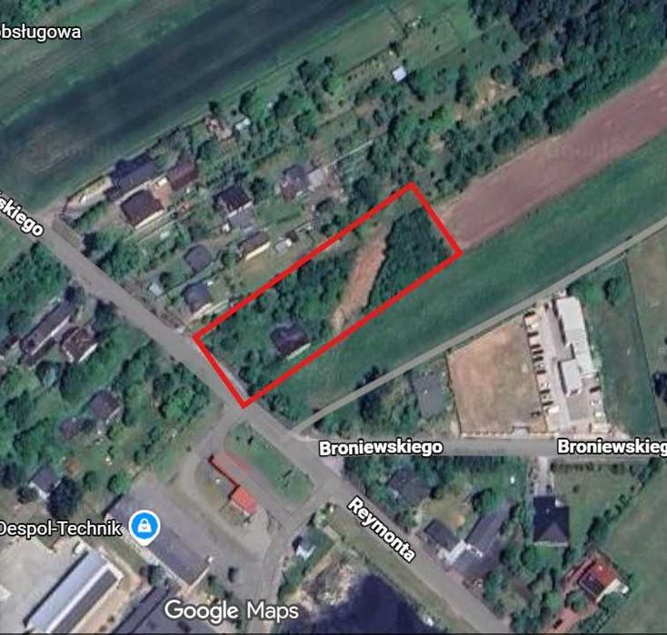 Działka 2406m2 Radomsko ul. Wyszyńskiego  / bez pośredników