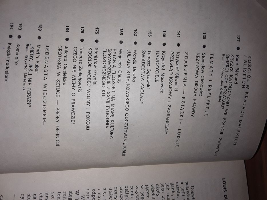 Znak miesięcznik 1986 Krasiński Żydzi