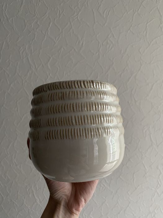 Кашпо керамічне для рослин