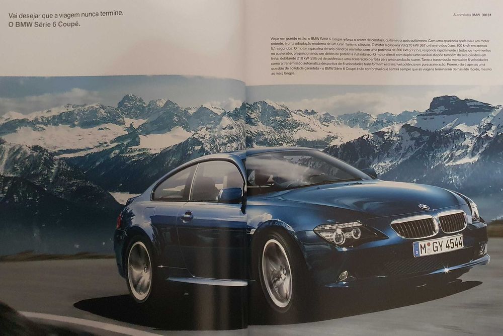 Catálogo de toda a gama BMW - original - Ano 2009