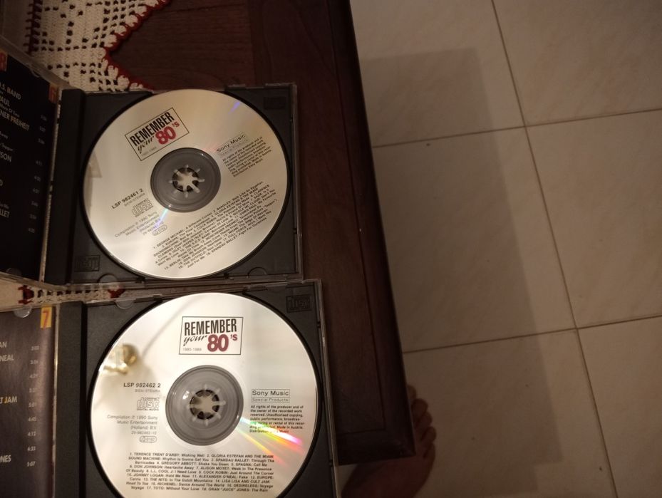 2 CDs musica anos 80