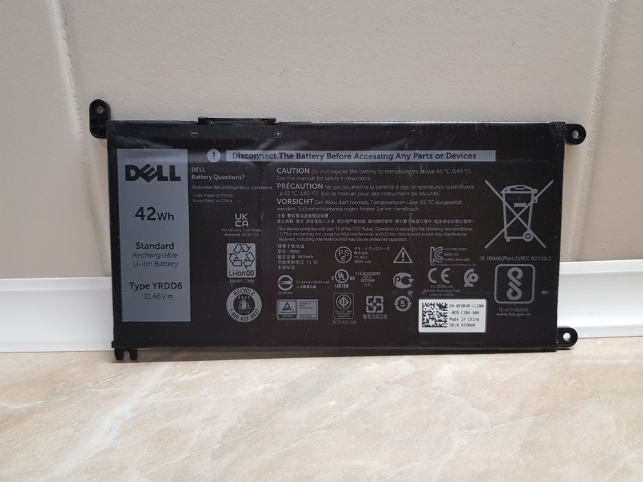 ORYGINALNA bateria do laptopa Dell Vostro 3400 - YRDD6