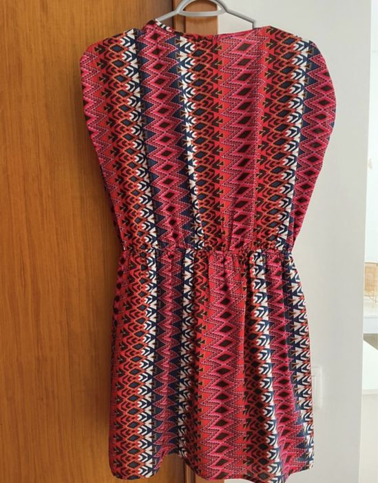 Vestido verão vermelho curto, xs