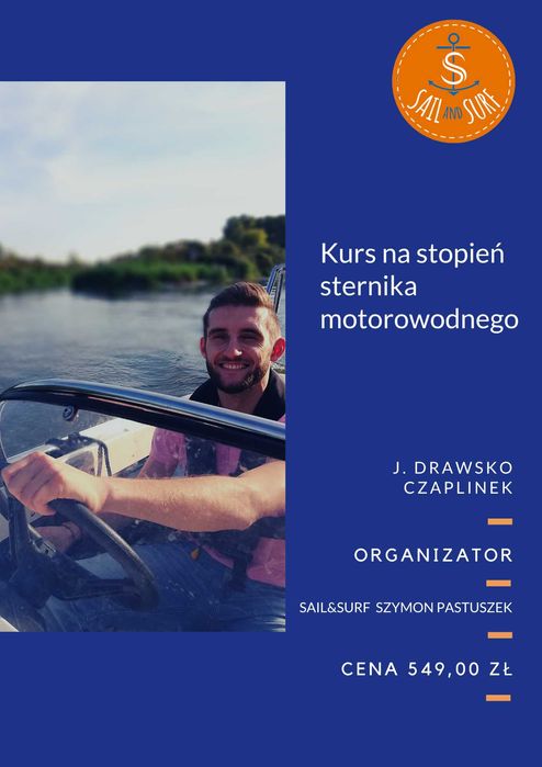 Kurs sternik motorowodny zachodniopomorskie Czaplinek jezioro Drawsko