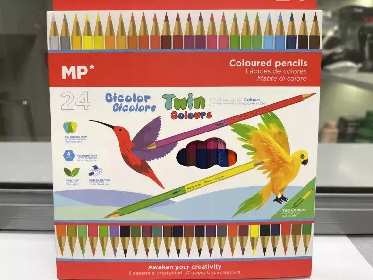 Kredki ołówkowe 1kpl-24szt ( 48kolorów) MP. Nowy Produkt