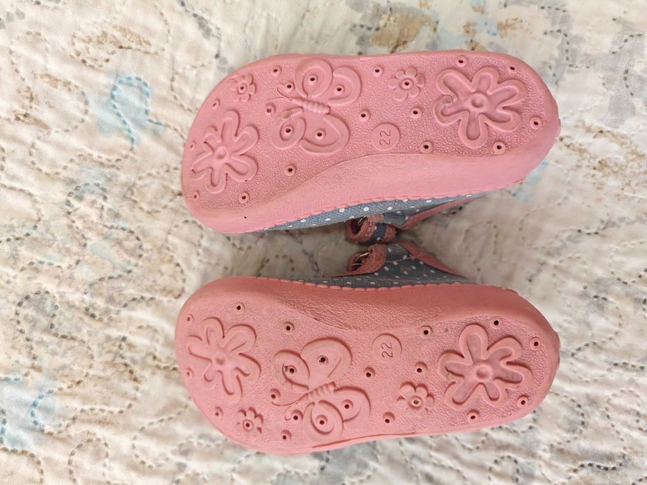 Туфельки текстиль/шкіра 22 розмір