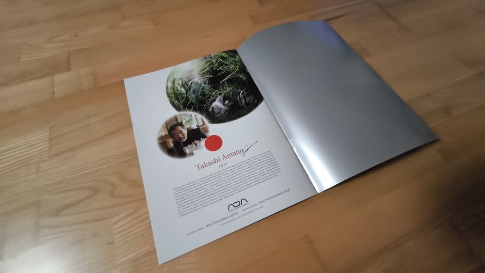 Folder reklamowy ADA - Aqua Design Amano
