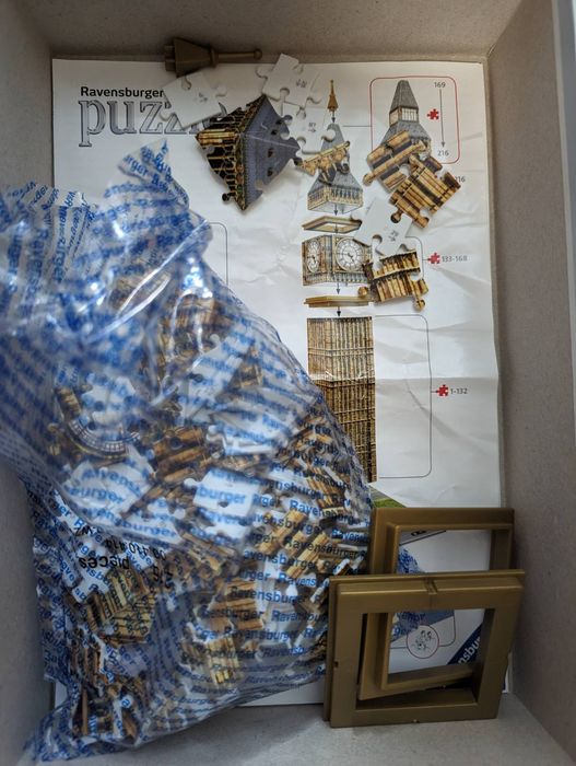 Вінтажний пазл 3D Big Ben