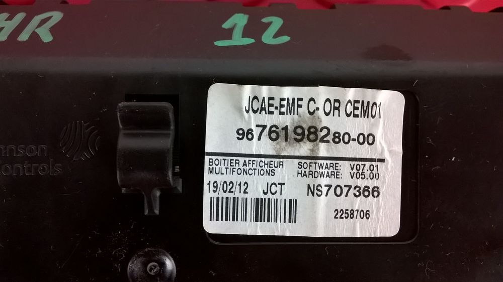 Ecra / Display Radio - CITROËN C4 II (NC_)