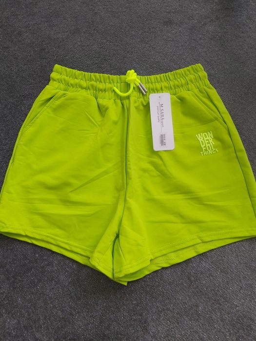 Spodenki neonowy zielony