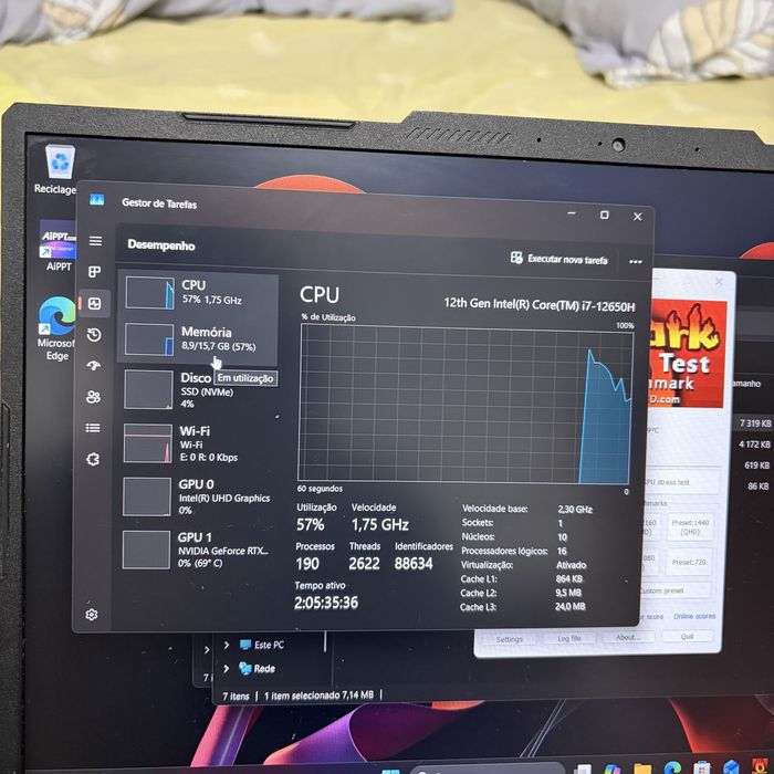 Portátil Gaming MSI i7-12650H + RTX4060 | 144Hz
