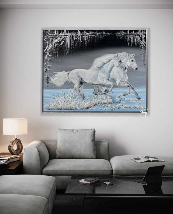 Живопис Сучасна Картина Олійними Фарбами на Полотні