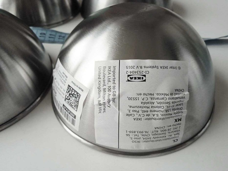 Набір металевих мисок IKEA BLANDA BLANK (12 см), 4 шт
