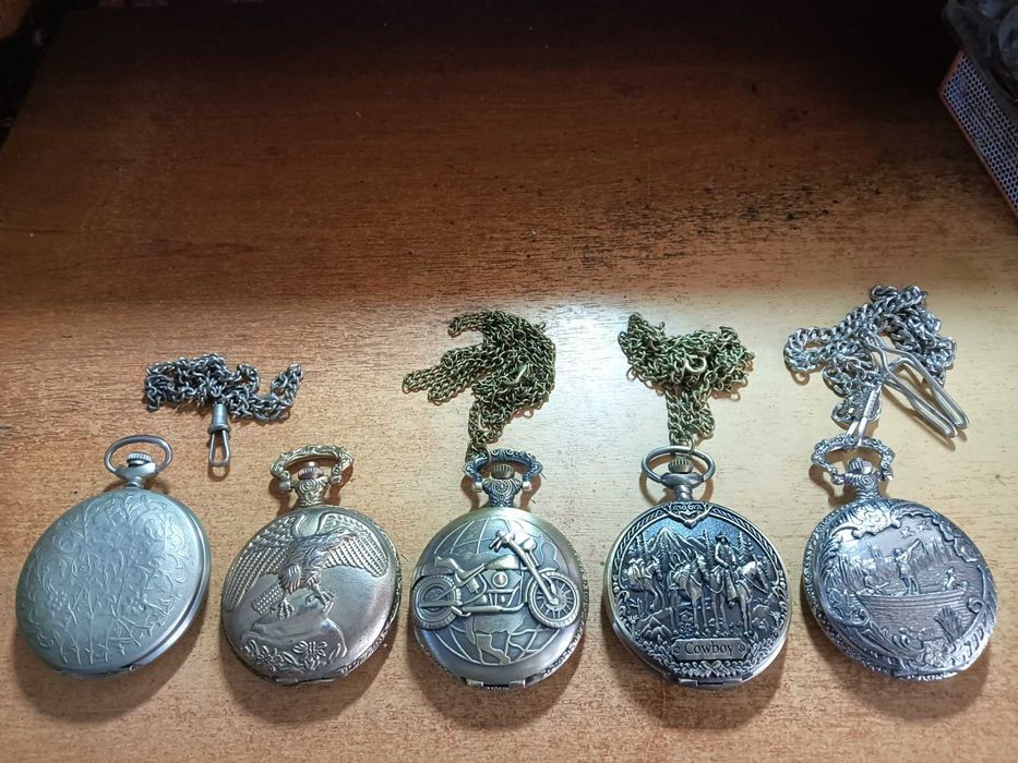 Relogios de bolso 5 unidades