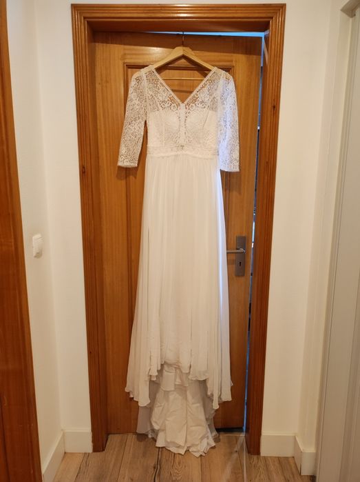 Vestido de noiva usado uma vez