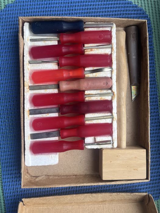 набор для резьбы по дереву ссср