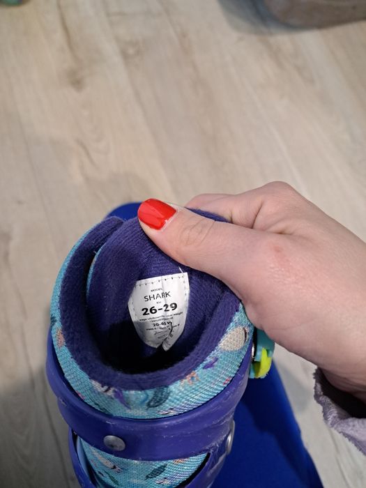 Rolki Shark rozmiar 26-29 niebieskie