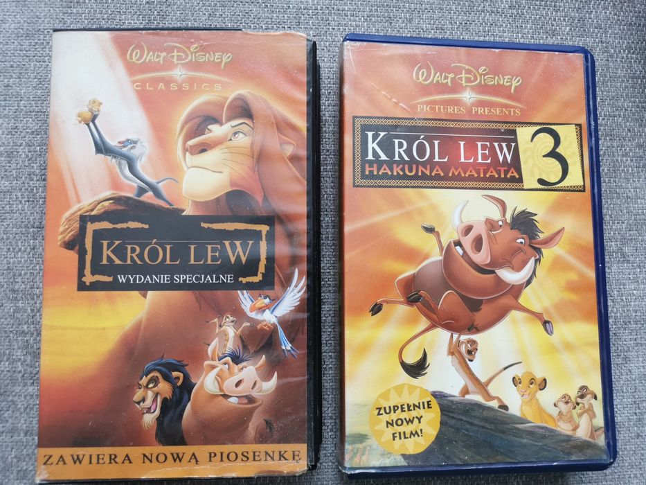 Bajki VHS 10 szt