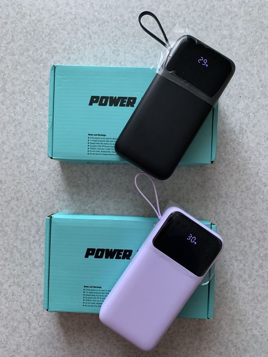 Павербанк 20000 mAh з дисплеєм | 4 кольори | Нові