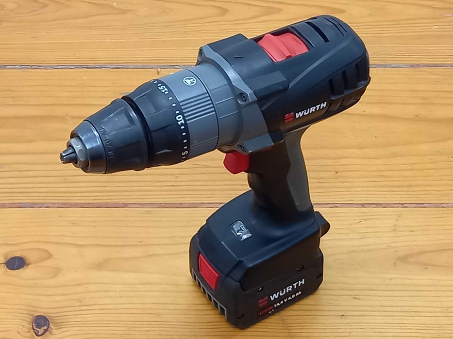 Berbequim Aparafusadora a Bateria 'Wurth' BS 14-A Power Combi 4,0 Ah