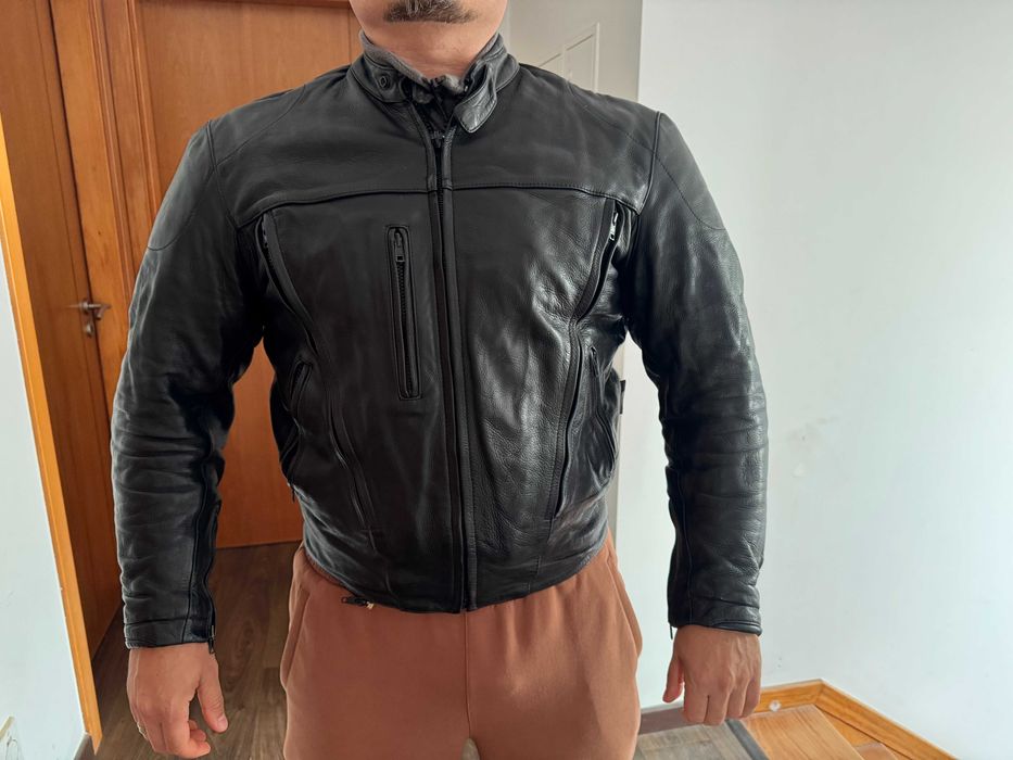 Motorcycle Leather Jacket for Man | Size XL / 52