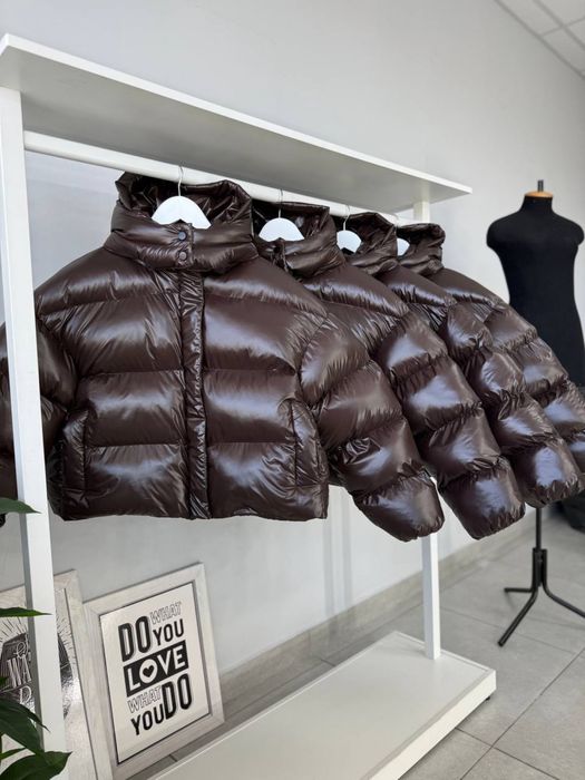 ЧОРНИЙ в наявності !!! Пуфер пуховик куртка зима шоколад