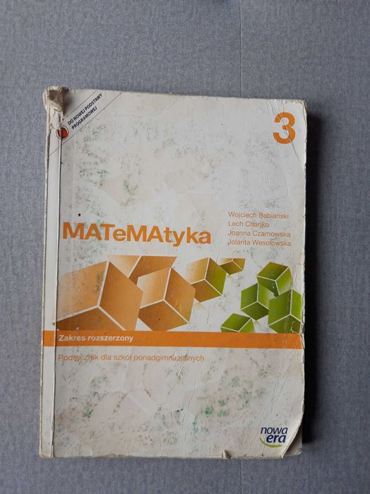 MATeMAtyka Zakres rozszerzony Podręcznik dla szkól ponadgimnazjalnych