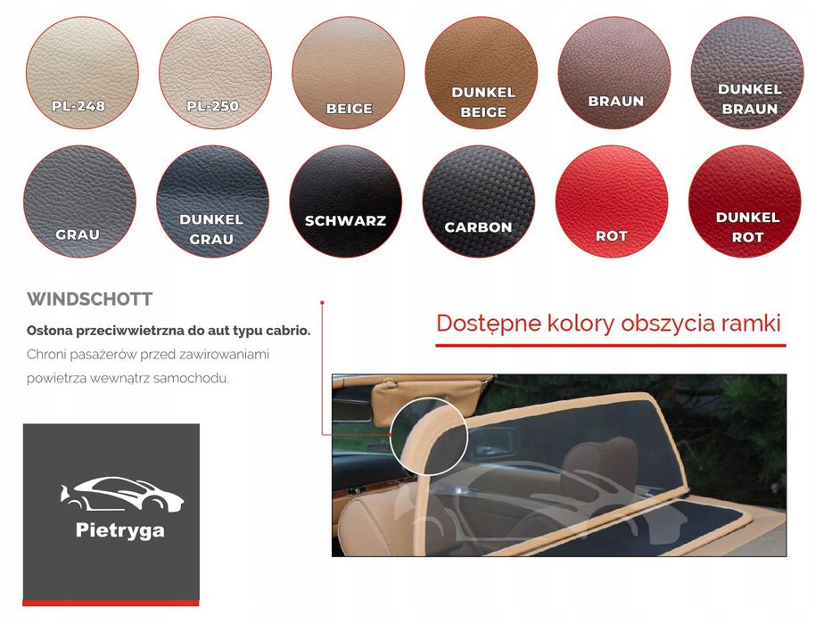 Windschott Wiatrołap Saab 9_3 2003_2014 Pietryga