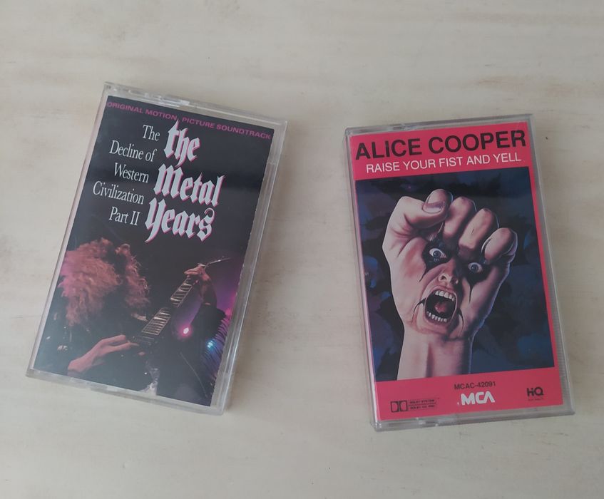 Cassetes Alice Cooper, the metal years, Backstreet boys, Savage garden